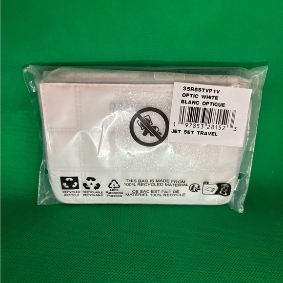 NWT Michael Kors Jet Set Travel Coin Pouch and Card Holder- Optic White - Picture 7 of 8